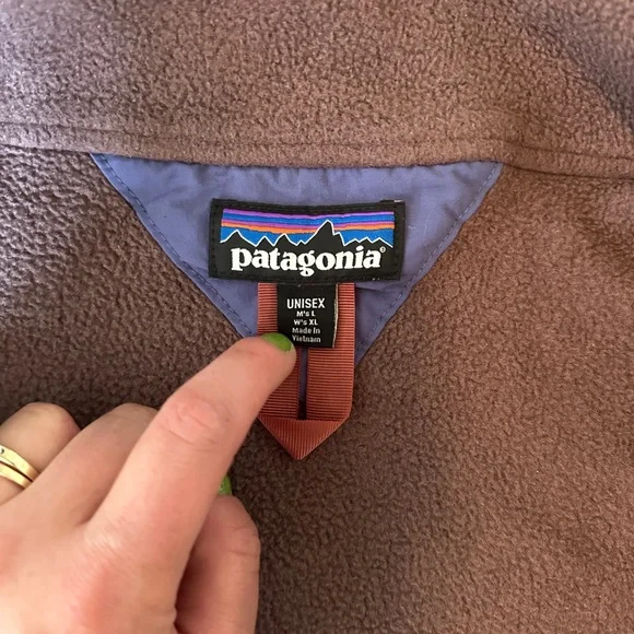 Patagonia Synchilla Anorak Fleece Sweatshirt size L - Picture 2 of 4